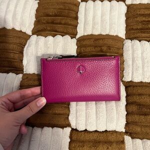 Kate Spade Berry Bliss Slim Bifold Leather Wallet